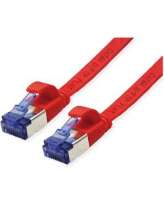VALUE 21.99.2120 :: Кабел FTP Cat. 6a (Class EA), extra-flat, червен, 0.5 м