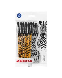 Zebra Химикалка Doodlerz`s Animal, 1.0 mm, 10 броя, асорти