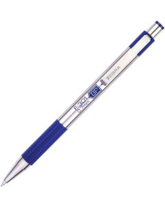 Zebra Химикалка F-301, метална, 0.7 mm, синя