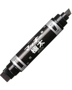 Zebra Перманентен маркер Mckie Extra Bold, двоен, 10-17 mm, черен