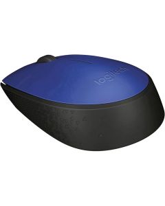 Logitech M171, безжична, синя