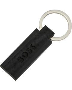 Hugo Boss Ключодържател Edge Iconic, черен