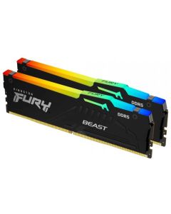 Kingston FURY Beast Black RGB 64GB (2x32GB) DDR5 6000MHz CL30 KF560C30BBEAK2-64