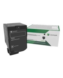 LEXMARK 20K CS/CX827, тонер касета, програма за връщане, Черен