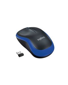 Безжична мишка Logitech M185 Черна/Синя 910-002236