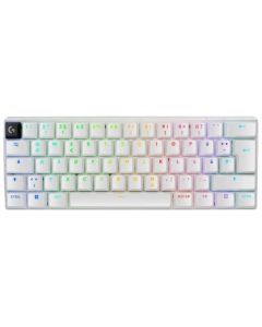 Logitech Pro X 60 Tactile White, KEYCONTROL, LIGHTSYNC, RGB, Бяла