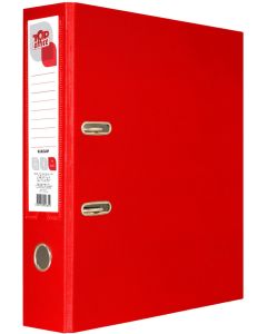 Top Office Класьор, 8 cm, PP, червен