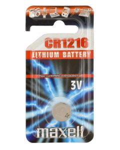 Бутонна батерия литиева MAXELL CR1216 3 V