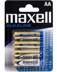 Алкална батерия MAXELL LR-6 -4 бр. в опаковка-  блистер1.5V