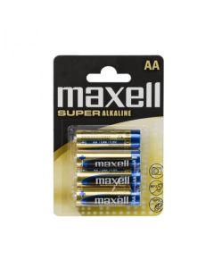 Супералкални батерии  MAXELL LR6 XL -4 бр. в блистер- 1.5V
