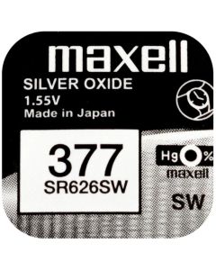 Бутонна батерия сребърна MAXELL SR626 SW -AG4-377- 1.55V