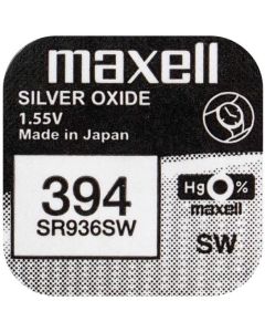 Бутонна батерия сребърна MAXELL SR936 SW -AG9-, 394 1.55V
