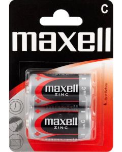 Цинк Манганова батерия MAXELL R14 -2 бр. в блистер- 1,5V
