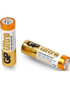 Алкална батерия GP ULTRA LR6, AA, 2 бр. в опаковка - shrink, 1.5V, 15AU