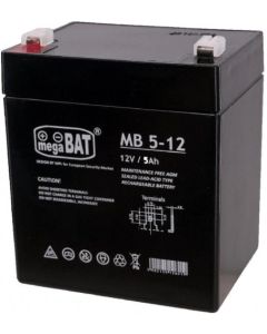 Акумулаторна батерия 12V, 5.0Ah, megaBAT MB 5-12