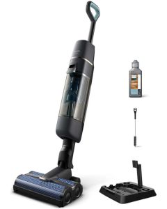 PHILIPS Aqua Trio Series 7000, Почиства прах и активно измива пода, Тъмносив