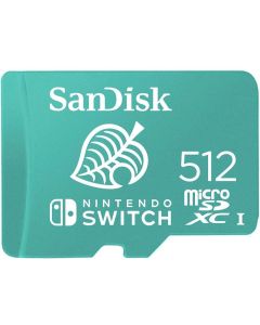 SanDisk for Nintendo Switch, microSDXC, UHS-I, 512GB, 100MB-s, Зелен