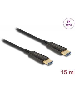 Оптичен кабел Delock, HDMI 8K, 60 Hz, 15 m