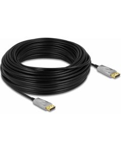 Оптичен кабел Delock, Активен, DisplayPort 1.4, 8K, 30 m