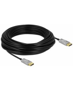Оптичен кабел Delock, Активен, DisplayPort 1.4, 8K, 25 m