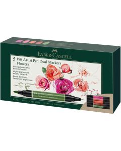 Faber-Castell Акварелен маркер Albrecht Durer, Flowers, 5 цвята