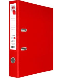 Top Office Класьор, 5 cm, PP, червен