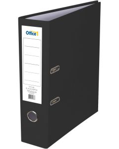 Office 1 Класьор, 8 cm, PP, без метален кант, черен