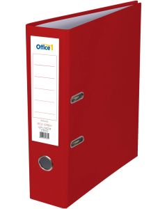 Office 1 Класьор, 8 cm, PP, без метален кант, червен