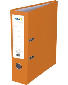 Office 1 Класьор, 8 cm, PP, без метален кант, оранжев