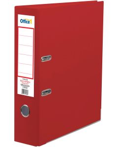Office 1 Класьор, 8 cm, PP, с метален кант, червен
