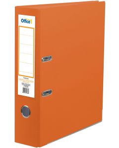 Office 1 Класьор, 8 cm, PP, с метален кант, оранжев