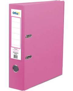 Office 1 Класьор, 8 cm, PP, с метален кант, розов