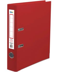 Office 1 Класьор, 5 cm, PP, с метален кант, червен