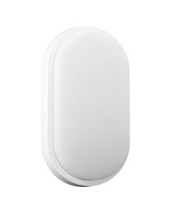LED аплик-овал/плафон 15W 1100lm 4000K, Ra>80, IP54, бял - ORNO NEFRYT AD-OP-6147WLPM4