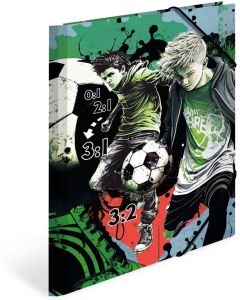 Herma Папка Street Soccer, картонена, с ластик, A4, футбол