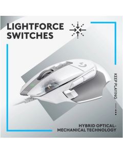 ГЕЙМЪРСКА МИШКА LOGITECH G502X - бяла - PN 910-006147