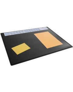 Durable Подложка за бюро, с календар, 65 х 50 cm, черна