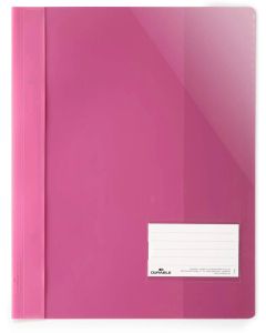 Durable Папка, A4+, PP, с джоб за визитка, розова
