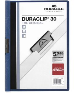 Durable Папка Duraclip 30, A4, тъмносиня