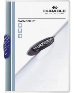 Durable Папка Swingclip 30, A4, тъмносиня
