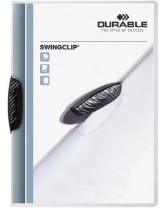 Durable Папка Swingclip 30, A4, черна