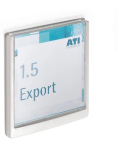 Durable Табела за врата Click Sign, 149 x 148.5 mm, графит