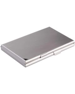 Durable Кутия за визитки, двойна, алуминиева, сива