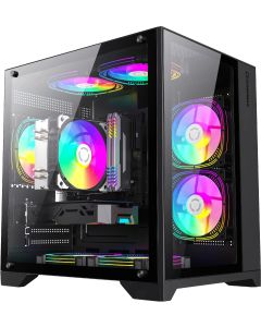 Gamemax кутия Case mATX - Infinity Mini Black