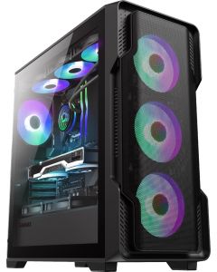 Gamemax кутия Case EATX - SIEGE Black - Addressable RGB