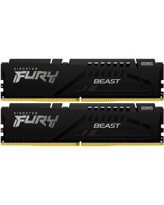Kingston 64GB 6000MT/s DDR5 CL30 DIMM (Kit of 2) FURY Beast Black XMP
