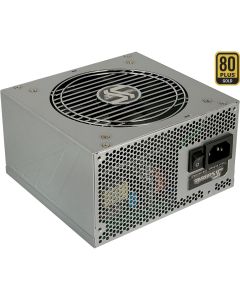 Power supply 650W, APFC, 12cm fan, ATX 12V v.2.3, 80+ gold, DC to DC converter design, MTBF full load 25? amb. : >100K hours; SSP-650CM