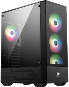 MSI MAG FORGE 112R, Mid Tower, ATX, Micro ATX, ITX, LED бутон, Черен