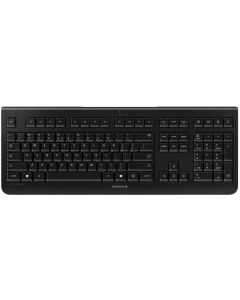 Безжична тиха клавиатура CHERRY KW 3000,10млн. клика, Черна