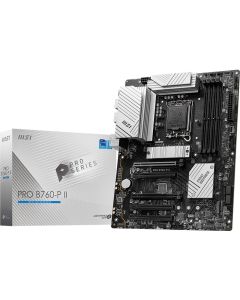 MSI PRO B760-P II, ATX, LGA 1700, 4х DDR4, 2500 Mb/s, HDMI, DisplayPort, 2.5 Gbps